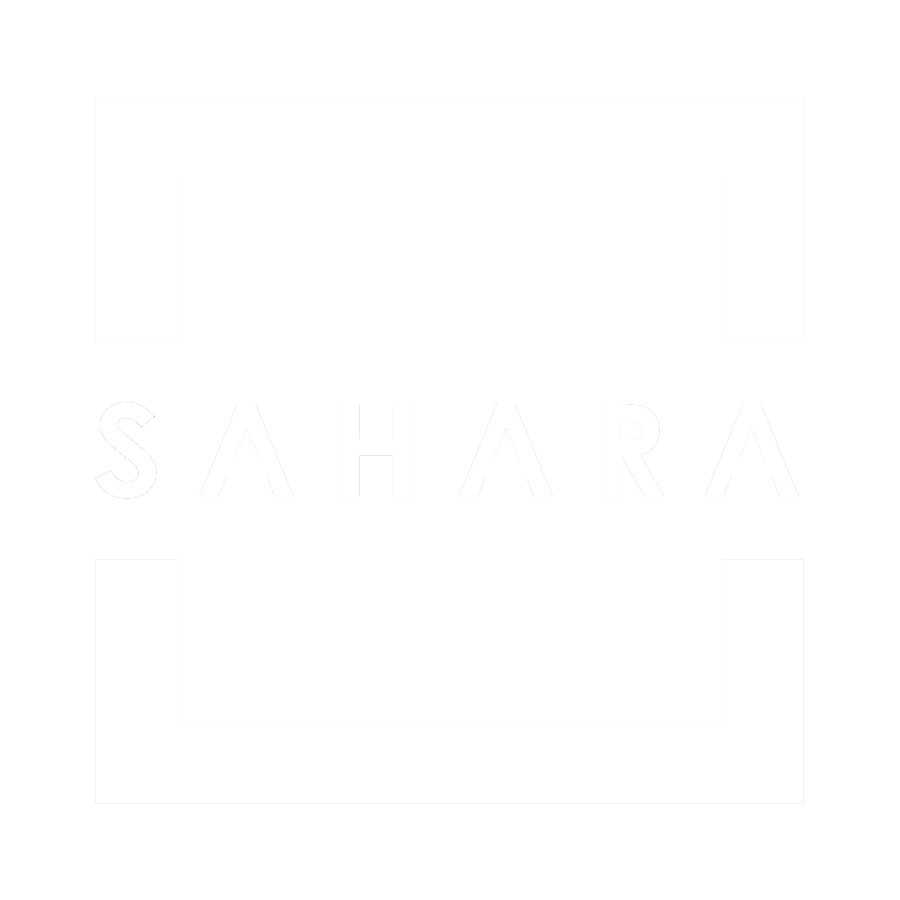 Logo sahara blanco